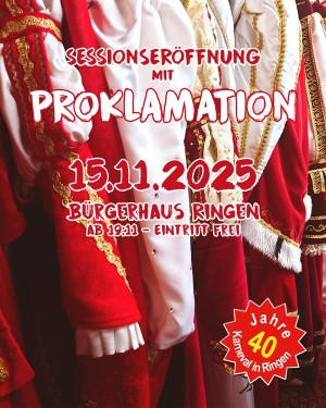 Weiterlesen: Proklamation 2025/26